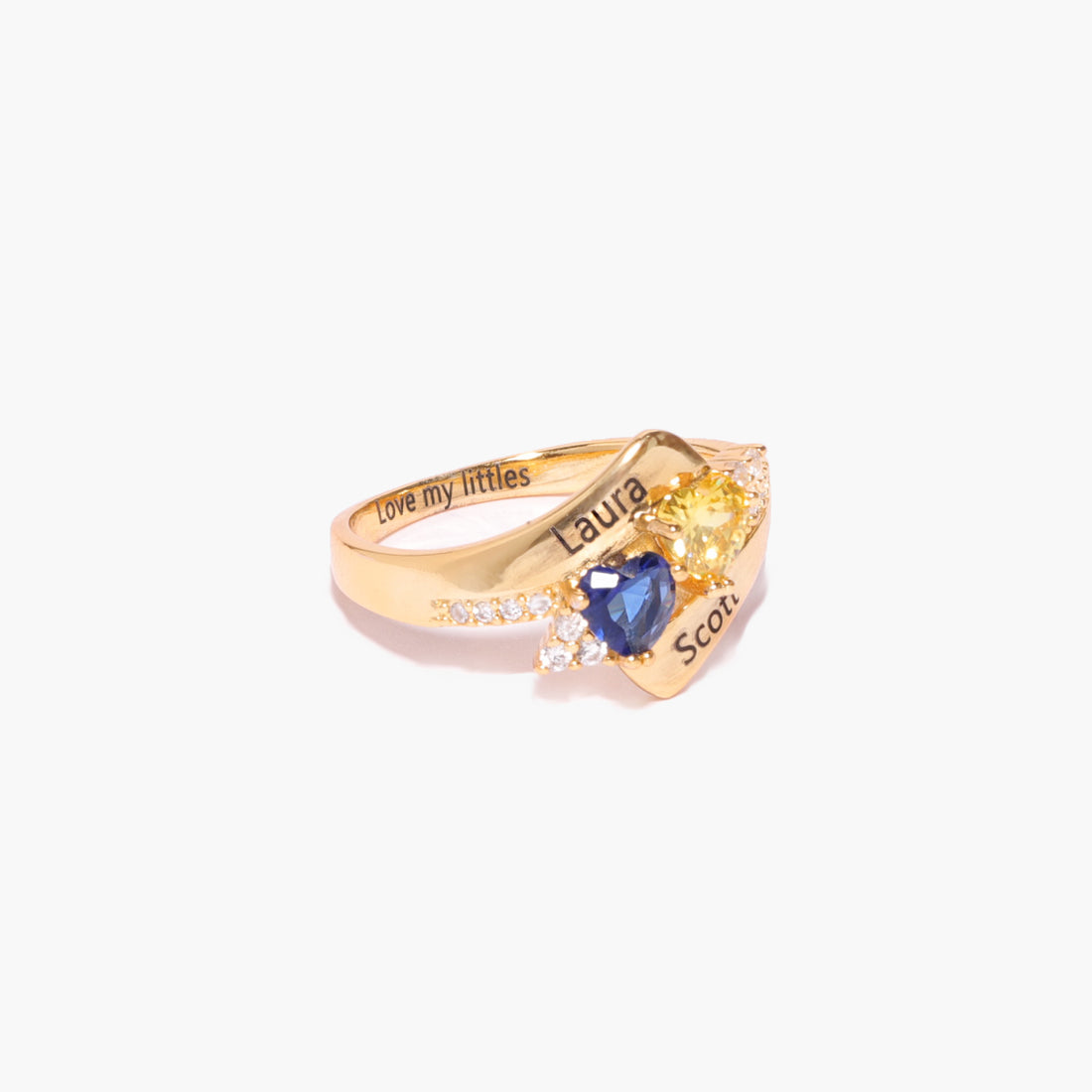 Heart Birthstone Ring