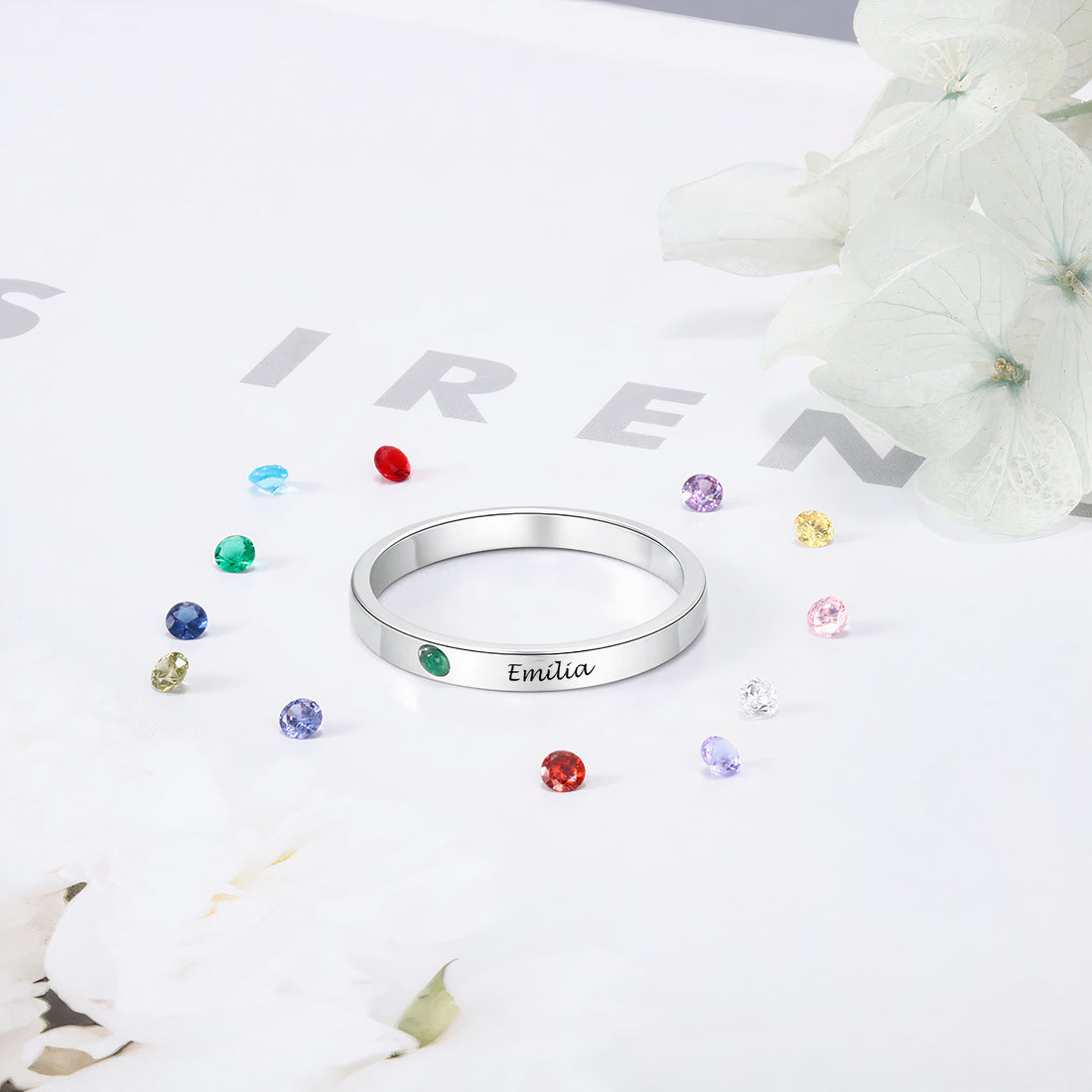 Personalizable Band Ring