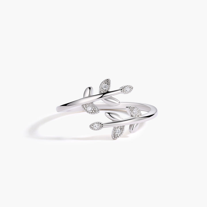 Leaf ring - Silver