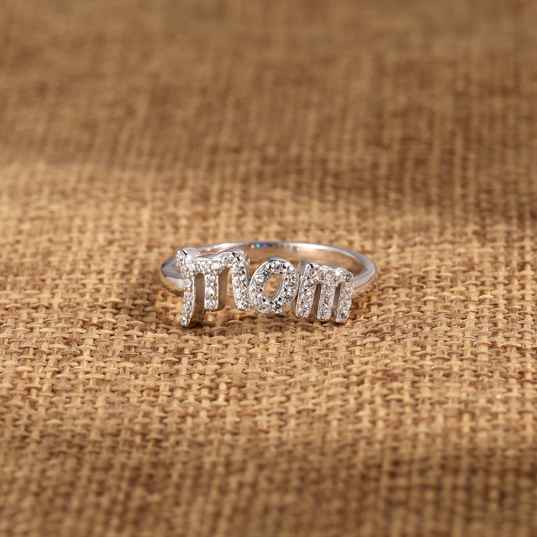 Pave Mom Ring