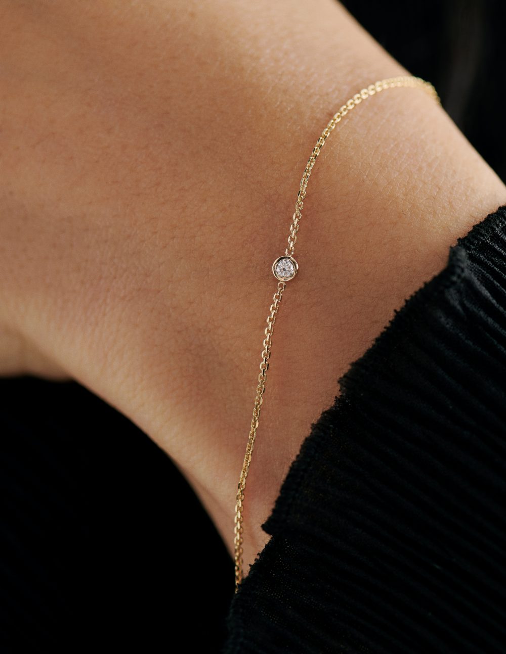 Solitaire Bezel Bracelet