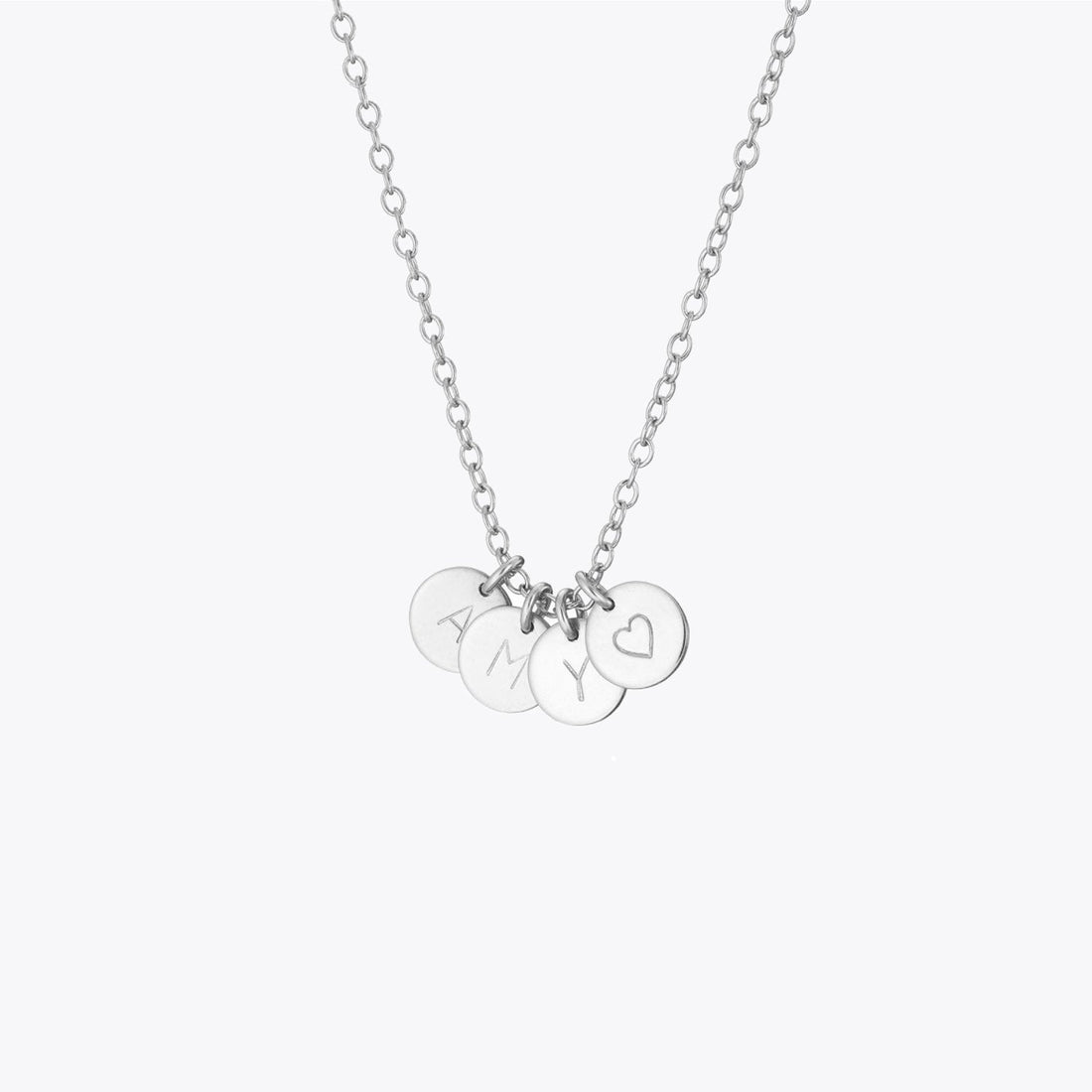 Personalized Initial Discs Necklace - Berradas