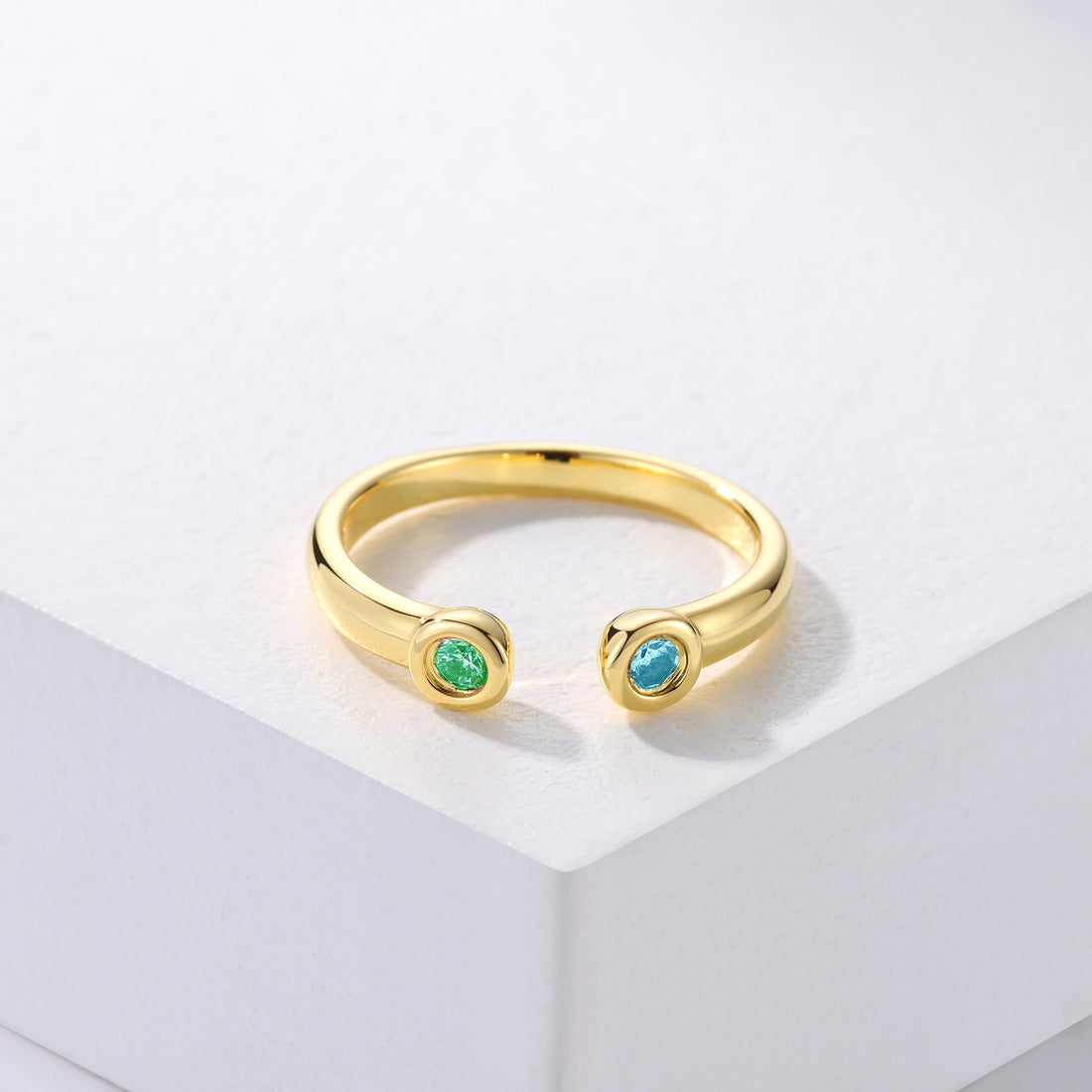 Custom birthstone ring