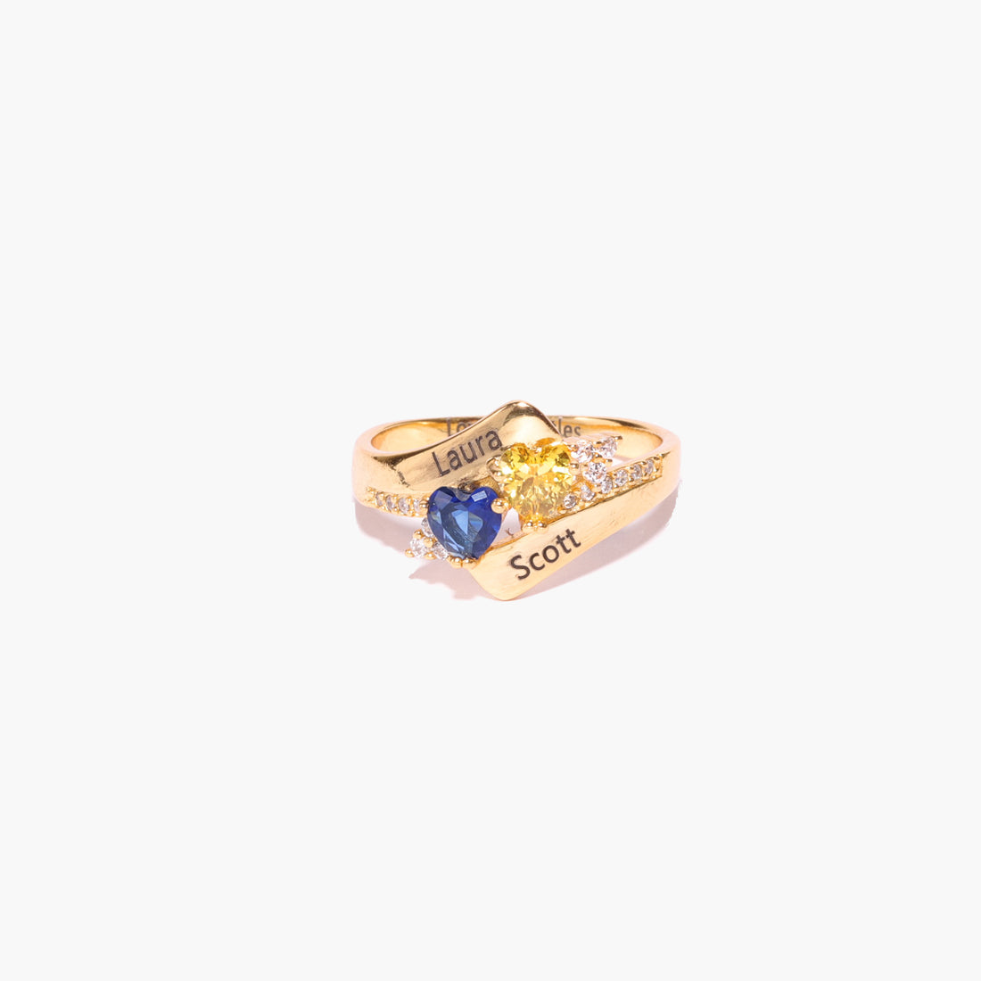 Heart Birthstone Ring