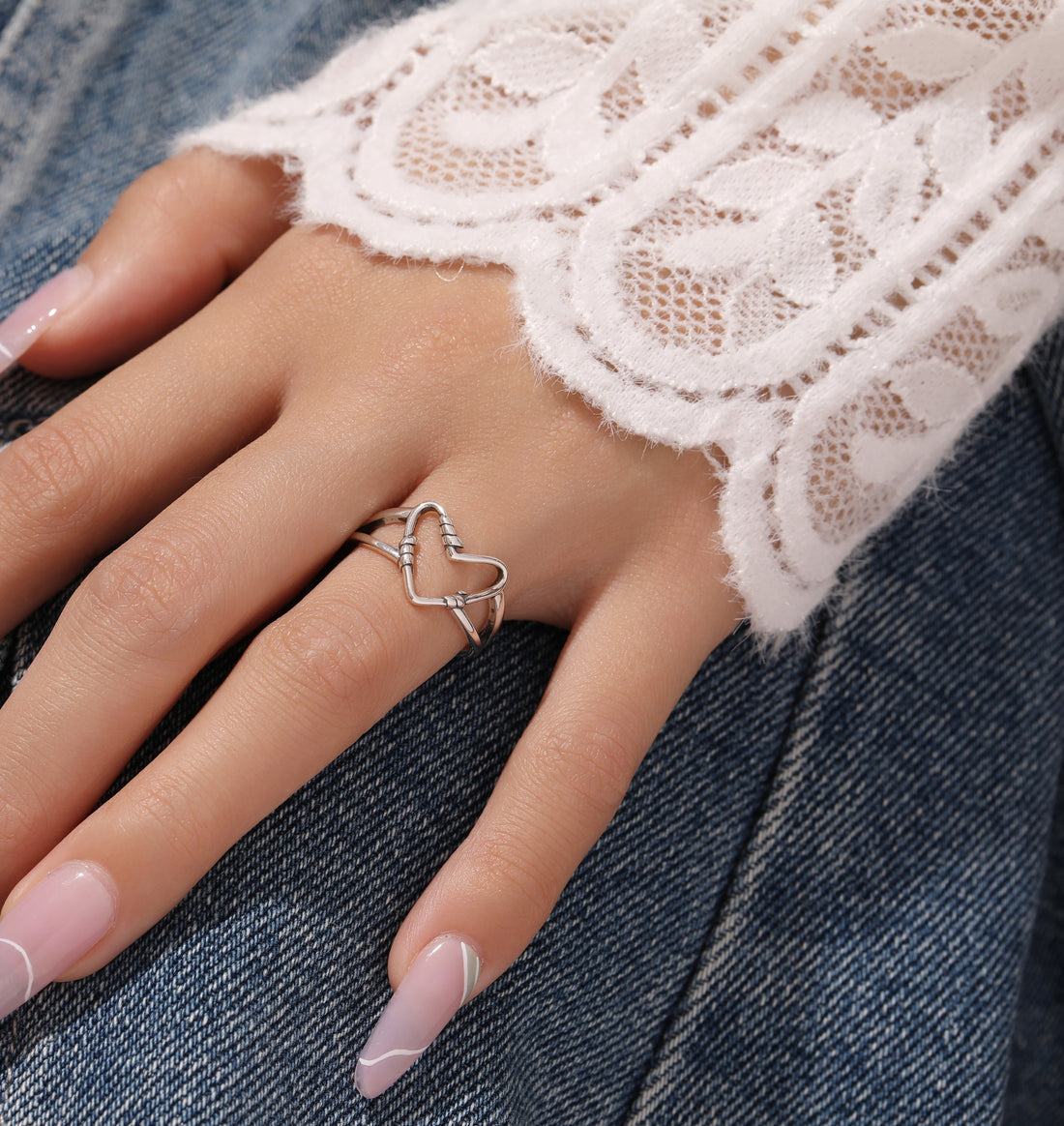 Heart Ring Set