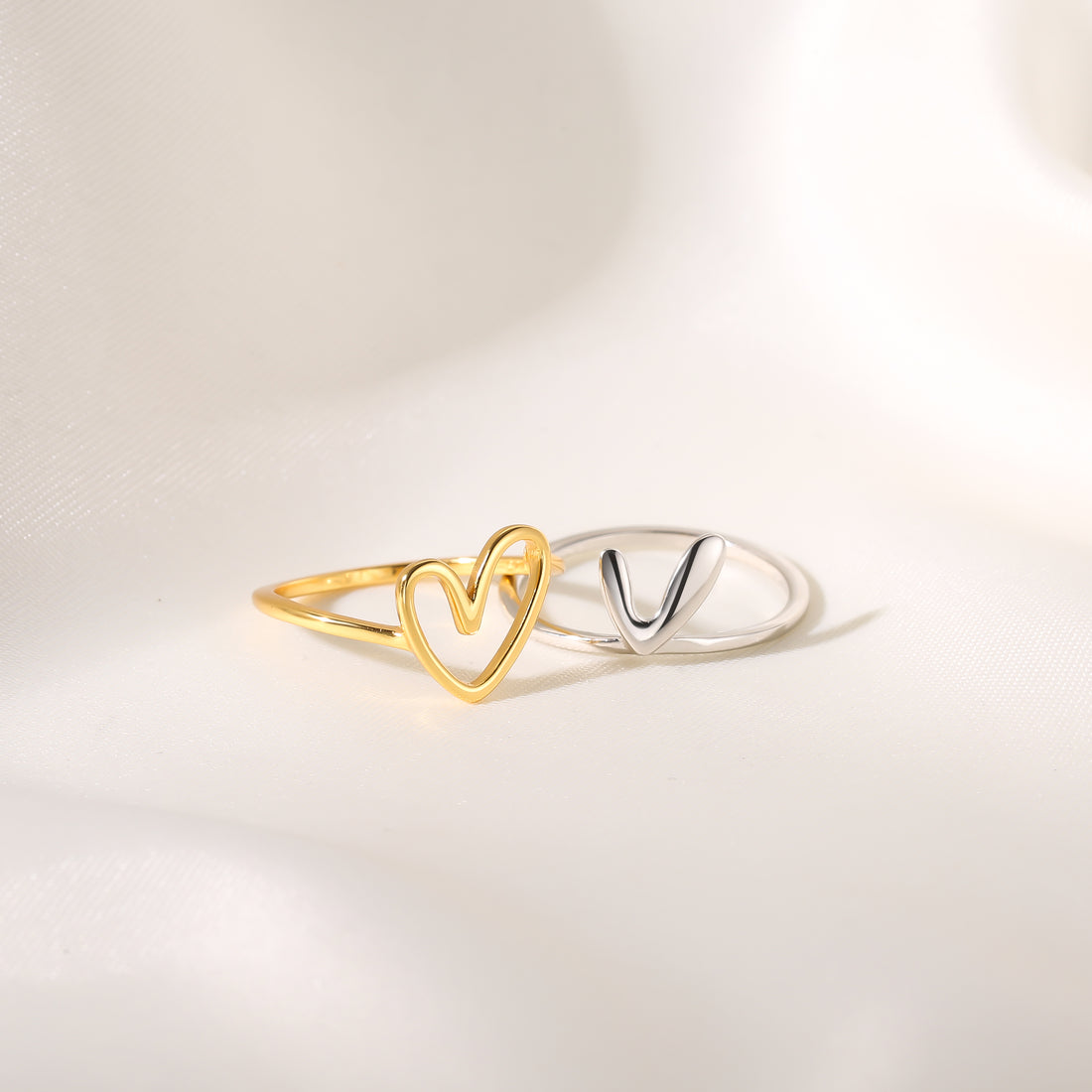 Heart Ring Set