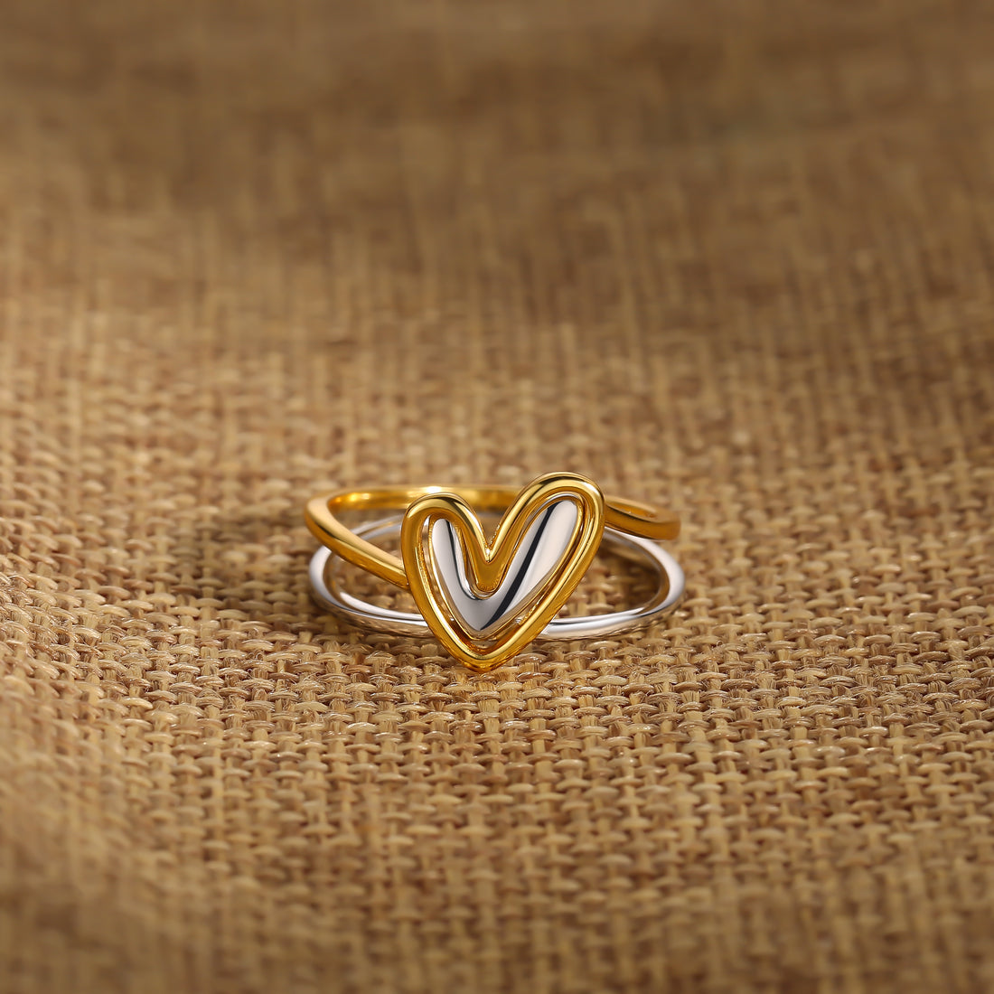 Heart Ring Set