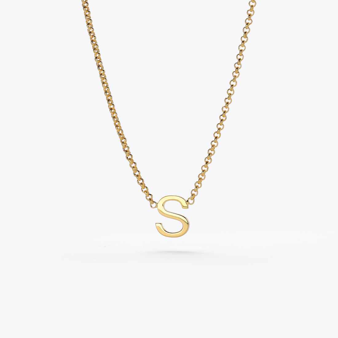 Initial letter necklace