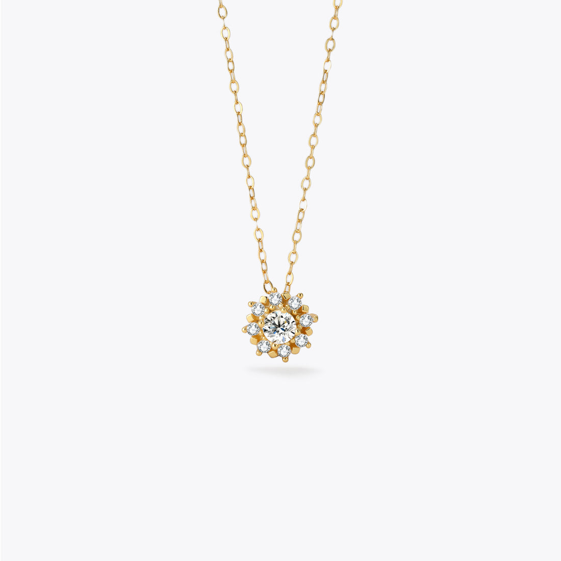 charm diamond necklace - Berradas Jewellery