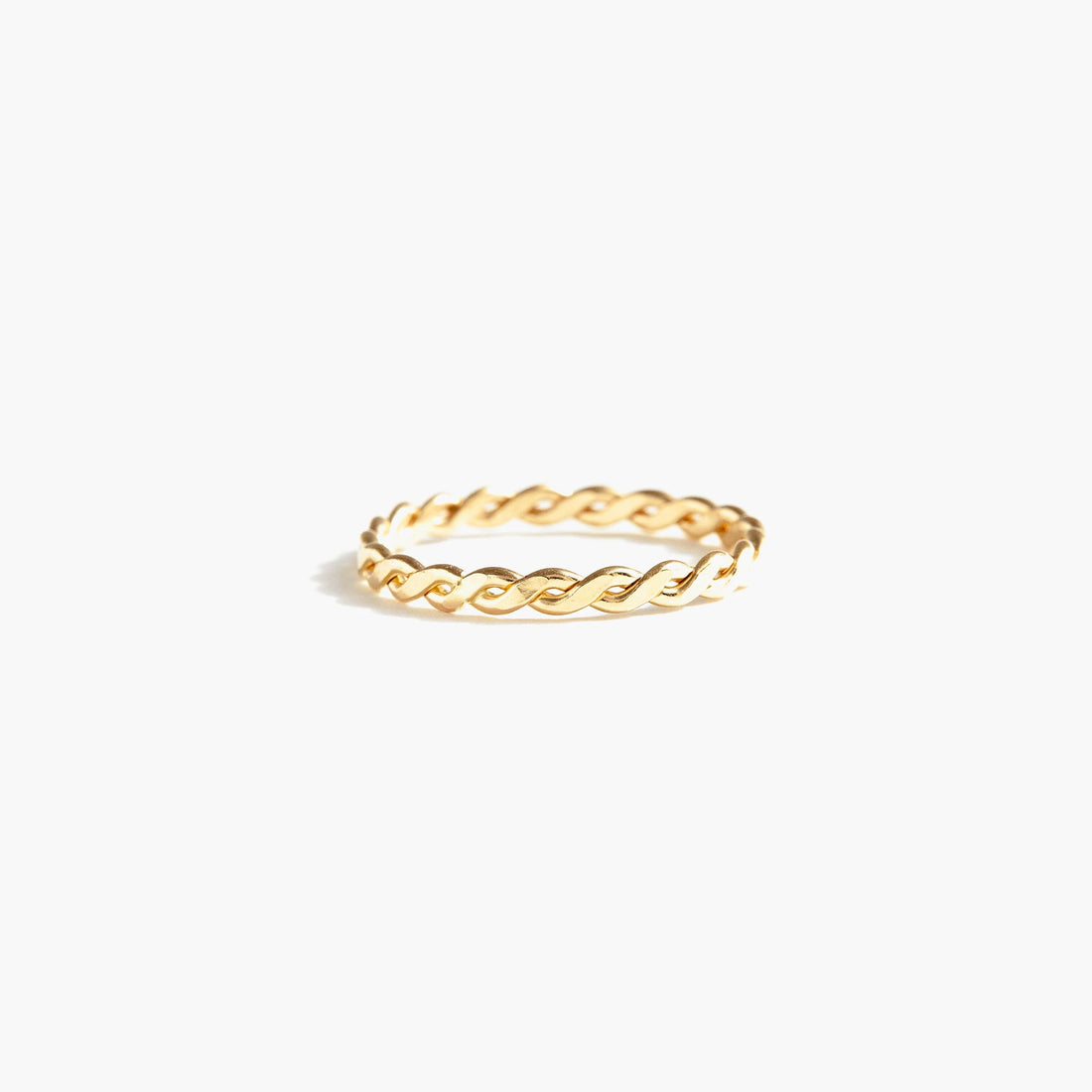 Twisted Gold Band Ring - BERRADAS